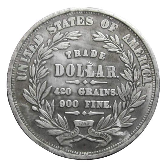 Памятная монета Old Morgan в долларах США 1872 года для коллекционирования валюты, литье под давлением