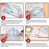 Multi-Function Activity Corner Demonstrator Draw Circle Tool Protractor Ruler  Stationery