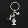 New   Metal Men Car Keychain Vintage Baby Girl Boy Baby Pacifier Cloth Pendants Accessory Men Key Ring Jewelry Gifts