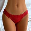 New Panties Women Lace Underwear Sexy Low-Waist G String Thong Transparent Hollow Out Briefs Solid Soft Female Lingerie