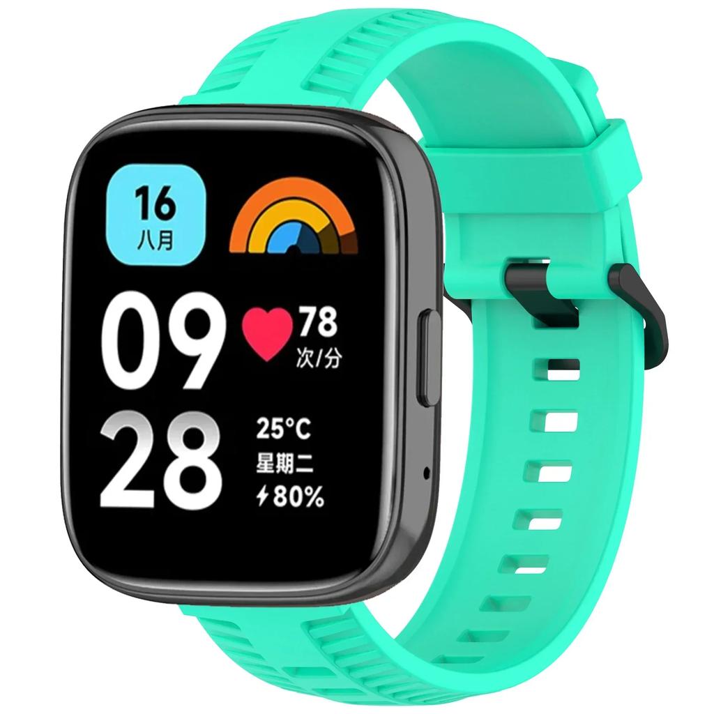 Силиконовый ремешок для Xiaomi Redmi Watch 3 Active/Lite Спортивный браслет для Redmi Watch 5 Active 22 мм Ремешок Браслет Аксессуары