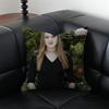 E-Эван Рэйчел Вуд Голливудская Звезда Чехол для Подушки Антипылевой Невидимая Молния Шелковистый Плюшевый Подушка