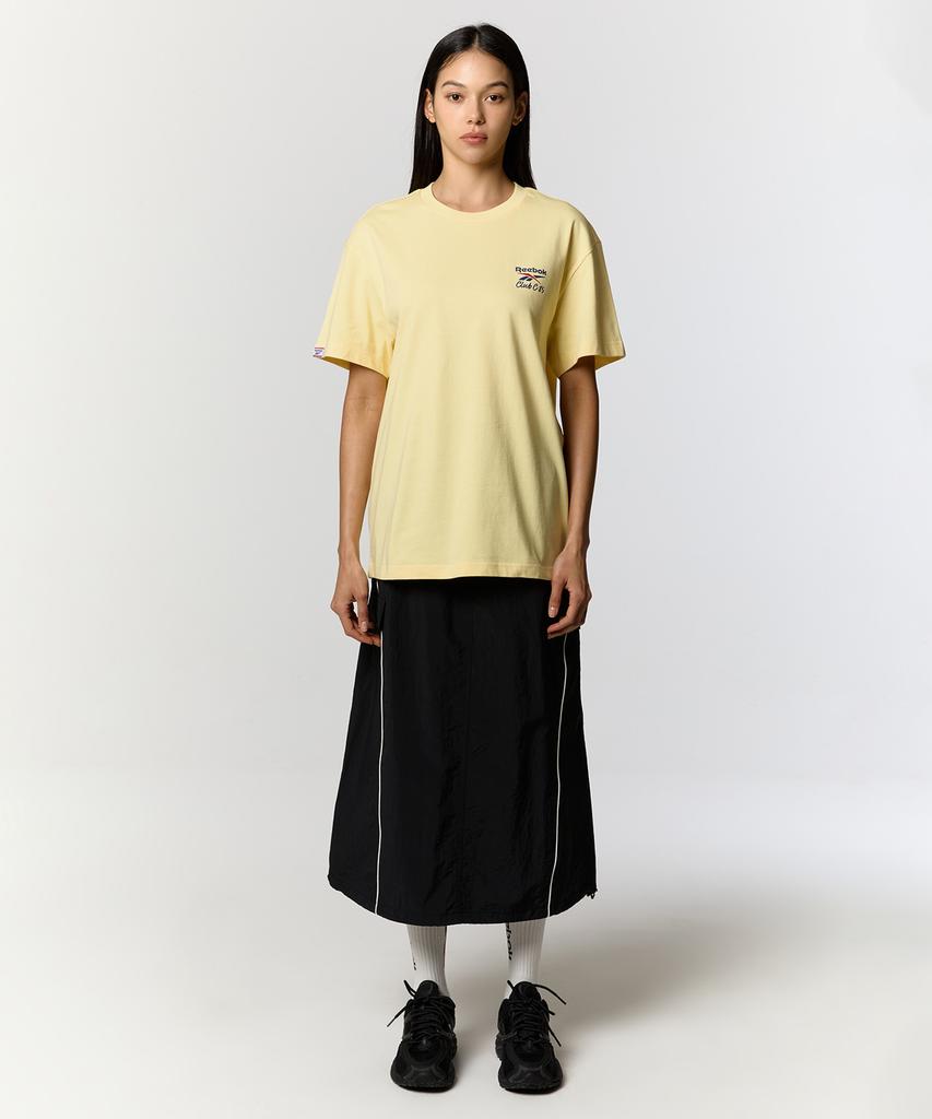 REEBOK Club C 40Th Anniversary Graphic T-Shirt - Butter