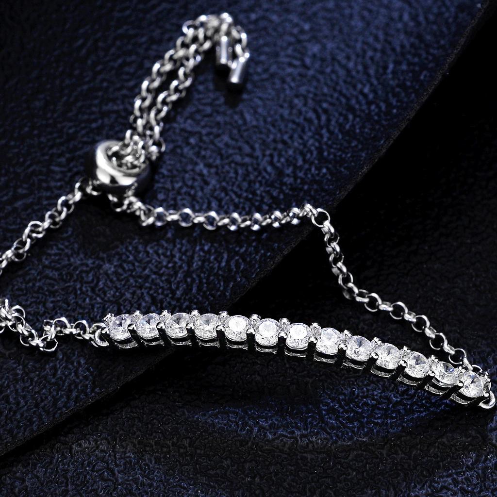 S925 Серебряный браслет Браслет из муассанита Браслет из муассанита с бриллиантами Женская модель