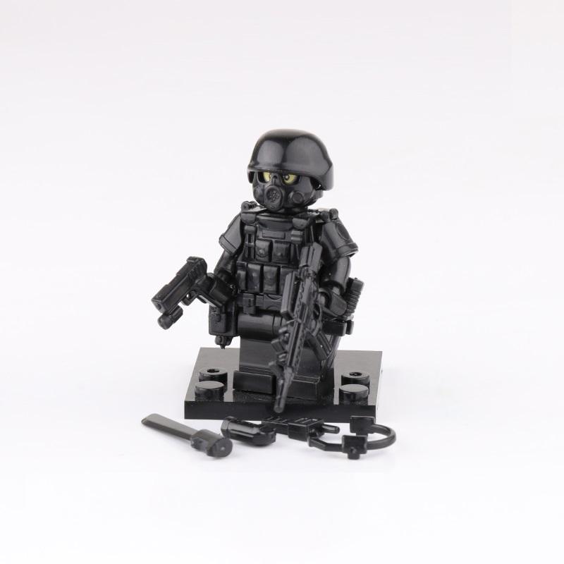 Военный пистолет спецназа, современный солдат, полиция, MOC SWAT, военное оружие, мини-фигурки, строительные блоки, детские игрушки