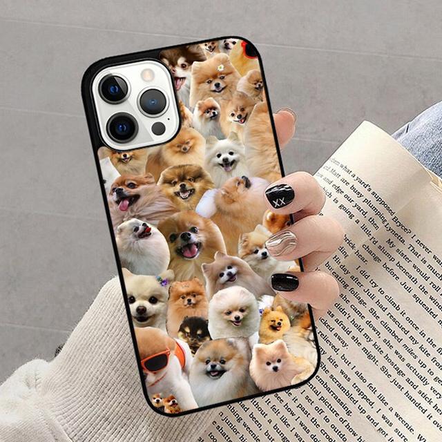 Pomeranian Dog Phone Case for iPhone 17 Air 16 16e 15 Plus for Apple 13 11 12 14 Pro Max Cover coque fundas Shell
