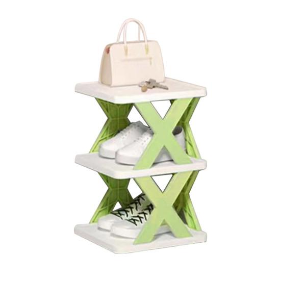 Органайзер для хранения обуви. Многослойный дизайн. Прочная несущая способность. Отличная устойчивость. Легко устанавливается. Съемная вертикальная полка для обуви.