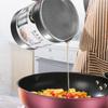 1.4/1.7/2 л Горшок для хранения жира Серебристый Контейнер-сито для пищевого масла Банка для кулинарного масла Кухонный инструмент