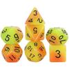 7 шт. светящихся многогранных кубиков D4-D20 DND Dice Set Digital Dice D4 D6 D8 D10 D% D12 D20 для ролевой игры TRPG