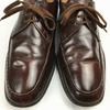 Rare England-Made 70s80s Vintage K Shoes of England U-Tip Business Shoes Brown Size 8.5 (Approx. 27.027.5cm)(USED)