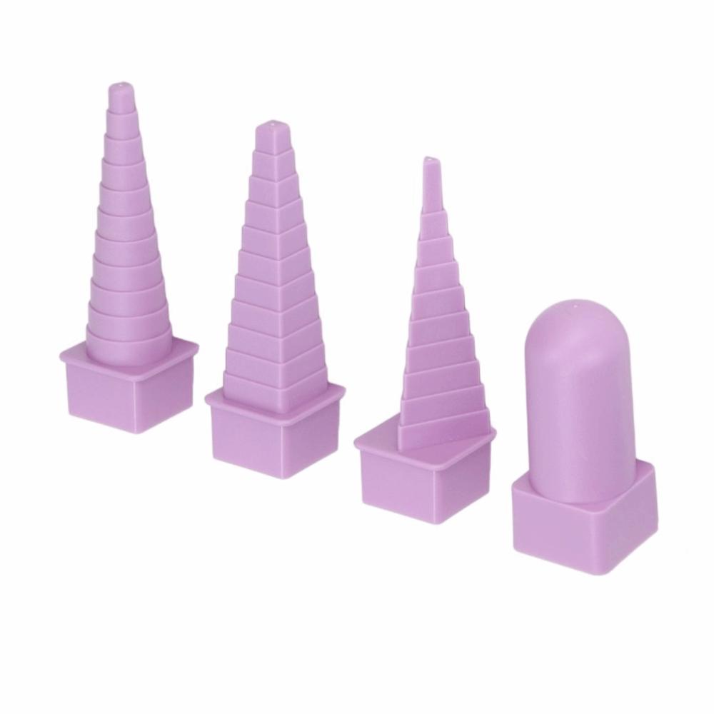 4 PCS 4 Styles / 4 Shapes Jewelry Shape Mandrel Kit Wire Shaping Mandrel For Jewelry Making