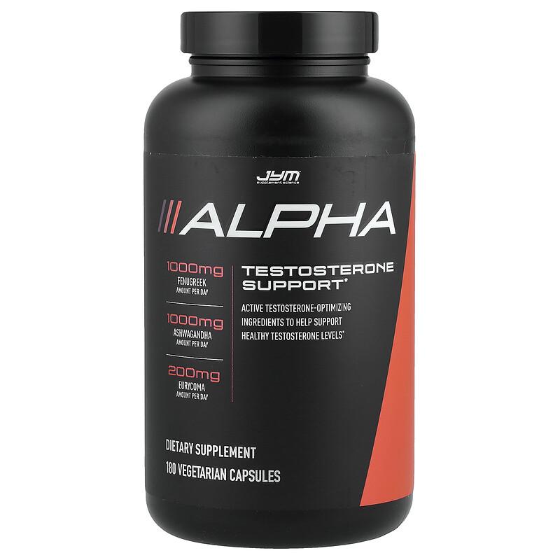 Alpha, Testosterone Support, 180 Vegetarian Capsules