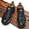 High Quality Men's Sneakers Leather Men Casual Shoes Moccasins Breathable Retro Men Sports Walking Shoe Outdoors Hiking Sneakers