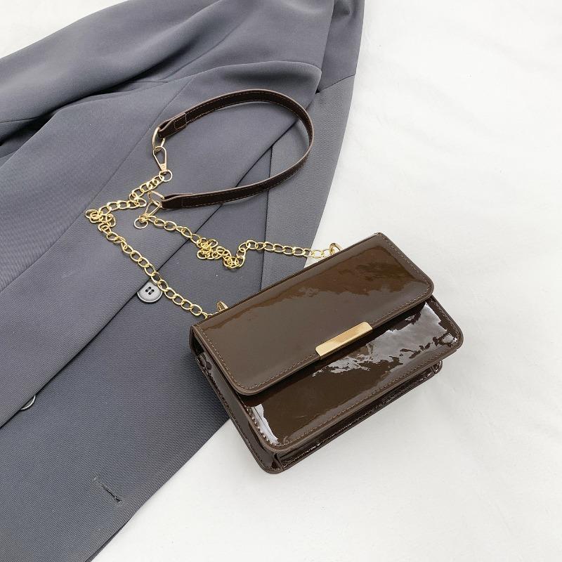 Women S Solid Color Small Square Crossbody Shoulder Bag