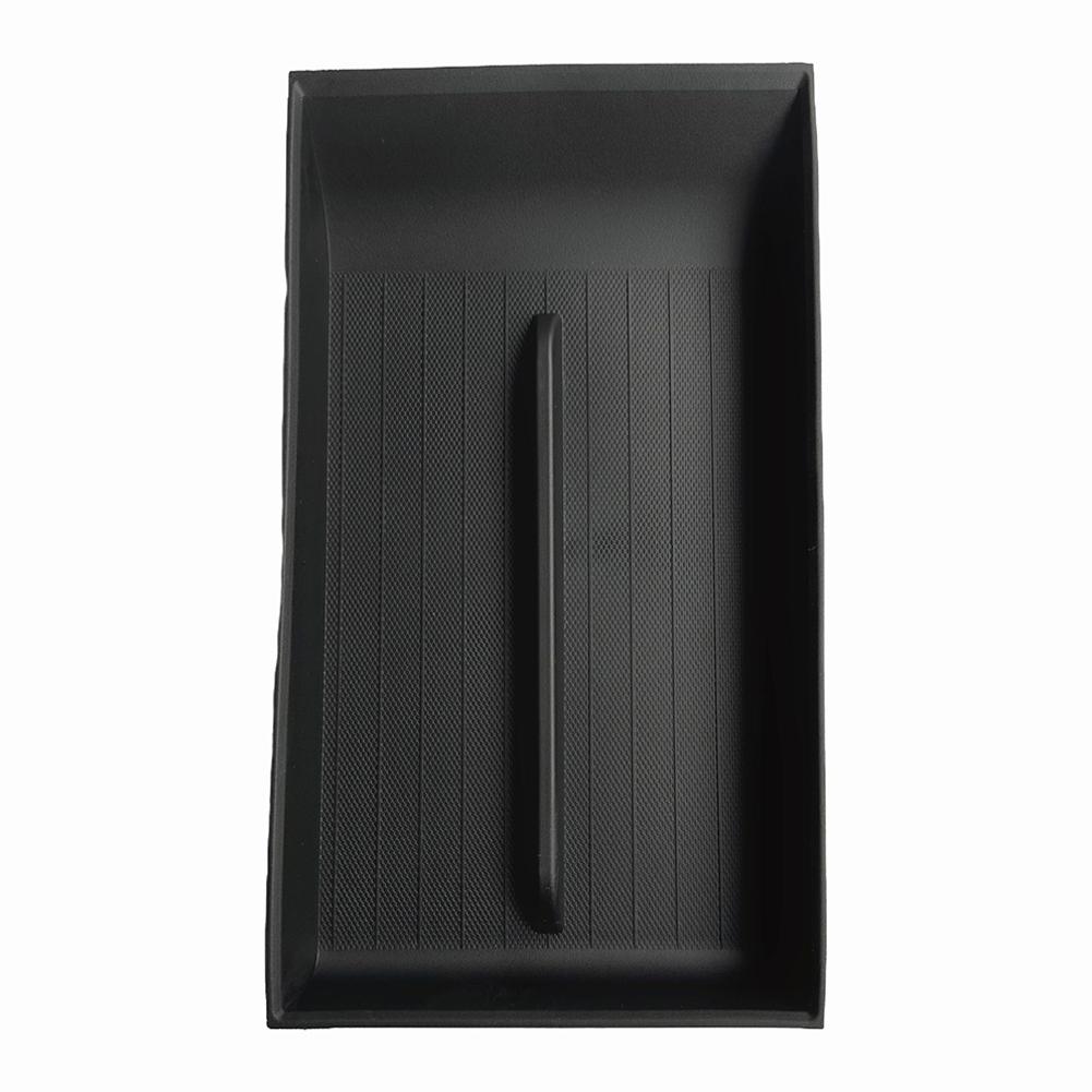For Tesla New Model Y Juniper 2025 Interior Accessories Center Contral Storage Organizer Tray Armrest Box Bottom Mat Card Holder