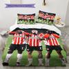 PSV Eindhoven Player Pattern Bedding Home Decoration Birthday Gift ( 1 duvet cover + 2 pillowcase, without core),fan merchandise.
