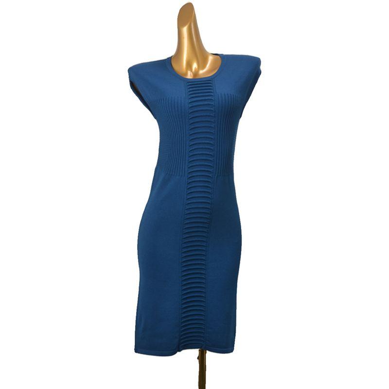 French Style Design Ruched Silm Dress Fashion Wind Foreign Trade Original Order Knitted Hip Skirt Autumn Underskirt