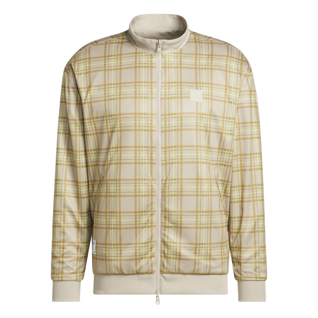 Men's Adidas Jackets Men's Khaki Brown Stand Collar Moderate