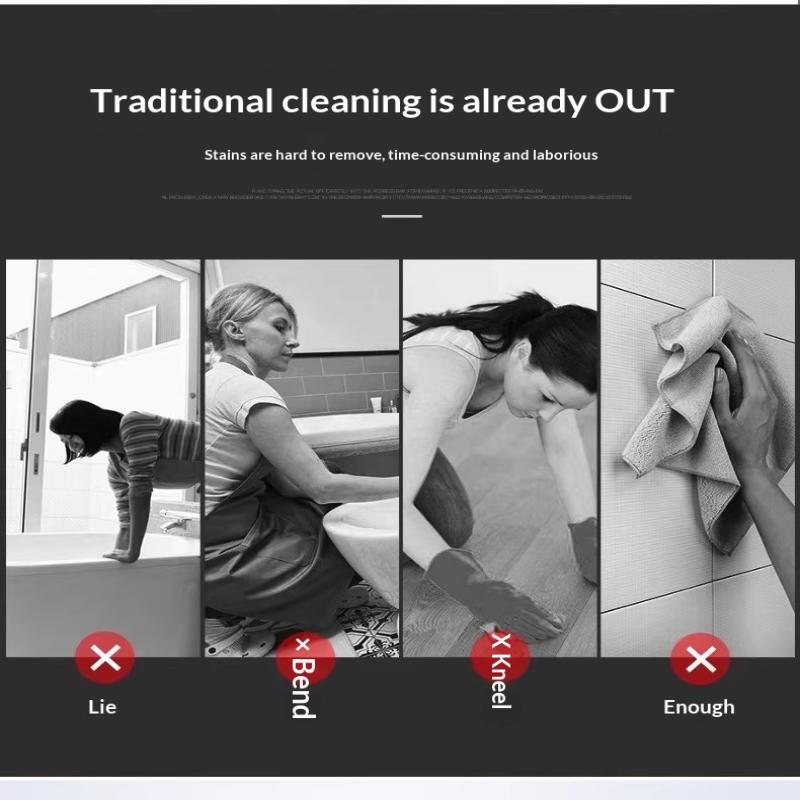 Телескопическая Длинная Ручка Щетка для Чистки Ванной Плитки Туалета Треугольная Щетка Многофункциональная Двойная Щетка Головка Щетка для Пола