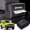 HUDIY Автомобильный держатель для салфеток для Jimny Кожаный для солнцезащитного козырька Автомобильный держатель для салфеток Удобный предмет для хранения JB64/JB74, Хранение, Сумка, Держатель, (черный)