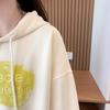2025 Korean Style Women's Hooded Sweatshirt: Loose, Thin, Short-Length with Drawstrings