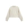 Женская объемная куртка под замшу с лацканами Streetwear Свободный крой Длинный рукав Кардиган Верхняя одежда