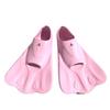 Silicone Swim Fins Freestyle Breaststroke Training Unisex Adult Kids Short Blade Adjustable Fit