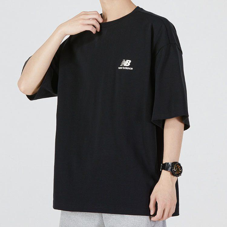 New Balance Мужская черная футболка с рукавом реглан AMT22392-BK