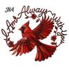 Indoor Wall Art Metal Red Bird Decoration, Hollow Sculpture, Decor Shape Hanging Ornament for Living Room Home Office