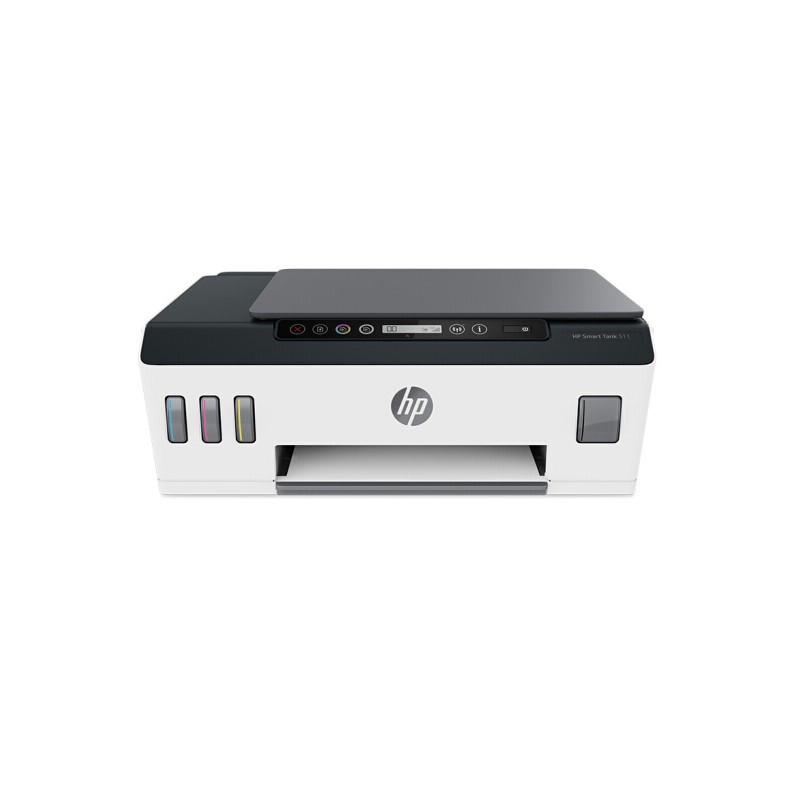 HP Многофункциональный струйный принтер с цветной печатью и беспроводным подключением Tank 511 A4, штекер CN (адаптер в комплекте)