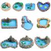 10 Pcs Fairy Garden Miniature Pond Ornaments Accessories Resin Miniature Pond