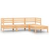 Day and Night - Day and Night Garden Furniture Set 4 Pieces Solid Pine Wood
