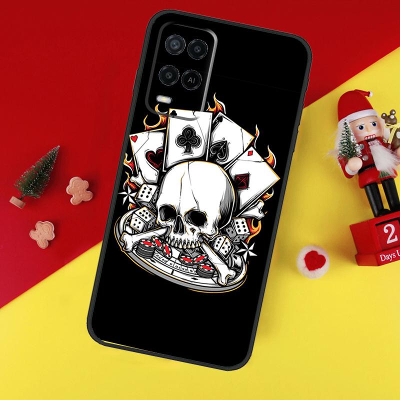 Чехол для казино для OPPO A38 A58 A78 A98 A54 A74 A94 A16 A76 A96 A5 A9 A52 A72 A79 A53S A15 A17 A57