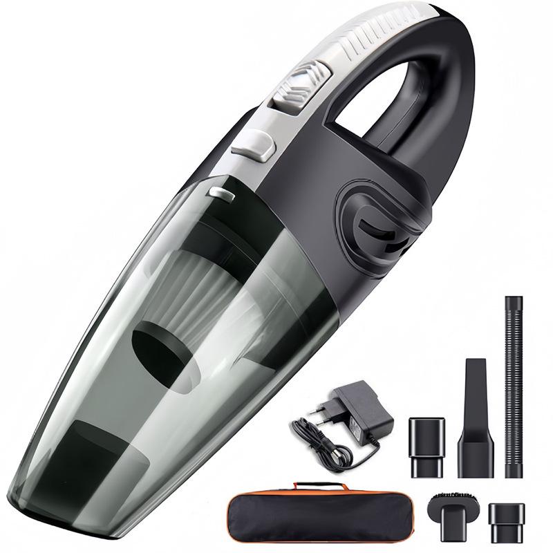 High-Power 120W Wireless Car & Home Vacuum Cleaner, Rechargeable Handheld for Dry & Wet Use