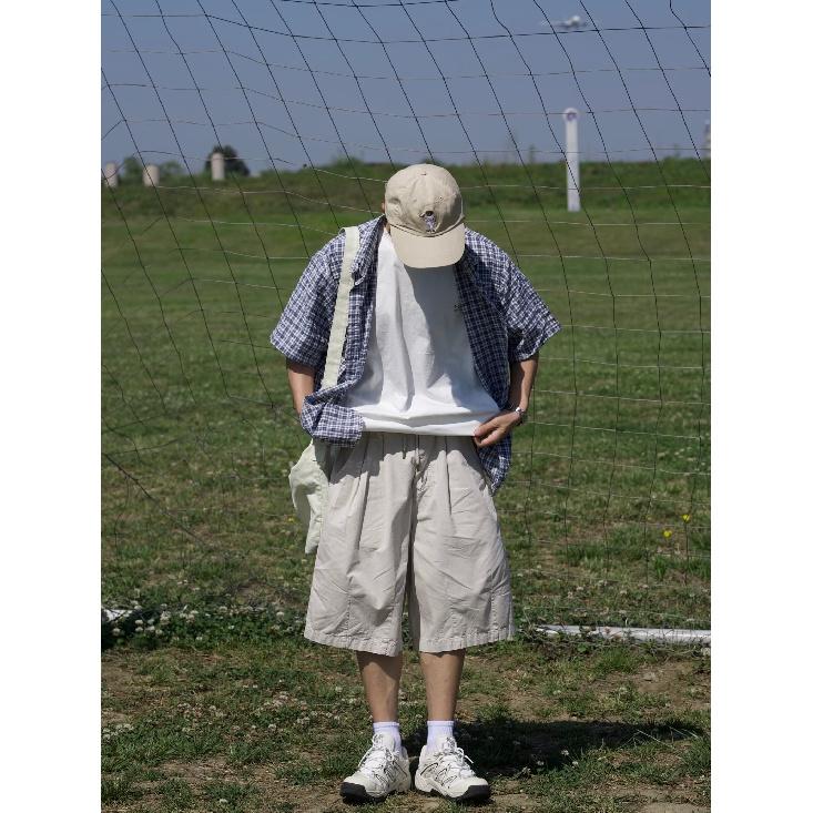 Летняя новая клетчатая рубашка мужская рубашка в стиле ретро с коротким рукавом в американском стиле японская рубашка куртка