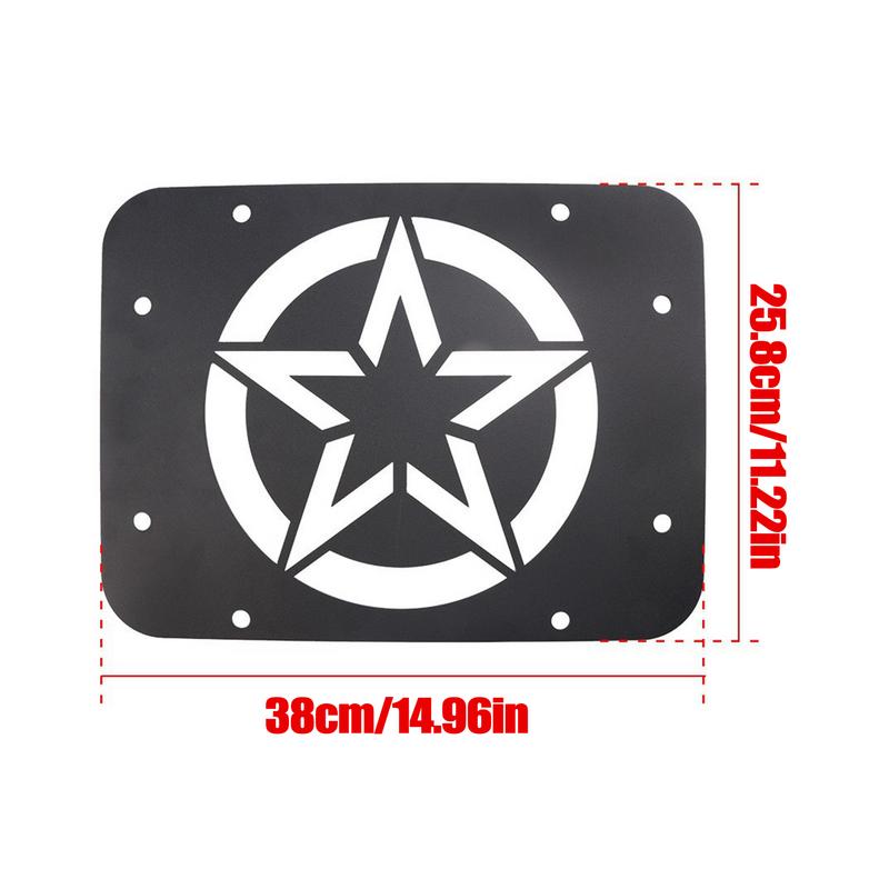 Крышка выхлопной трубы для задней двери автомобиля Крышка выхлопного отверстия Защитная крышка задней двери Крышка выхлопной трубы Крышка для внедорожной задней двери Защитная крышка от пыли