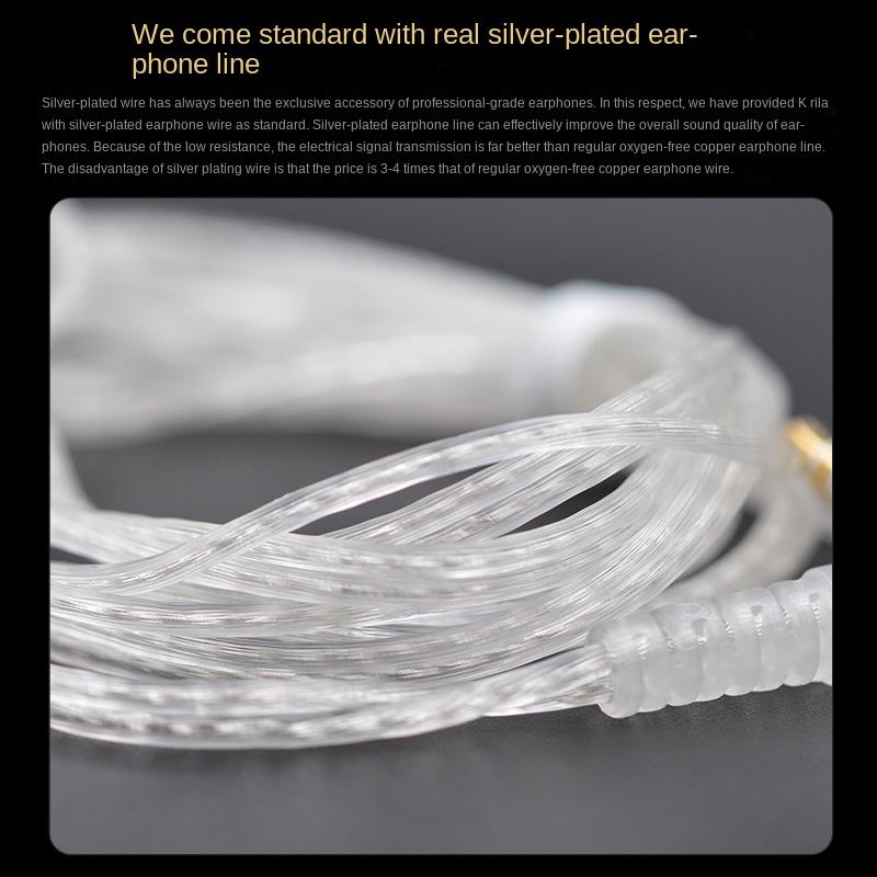 KZ-Krila The Tuning Sound Ring Железные наушники-вкладыши Гарнитура с подвижным утюгом Музыка HIFI Проводные наушники для мониторинга сцены