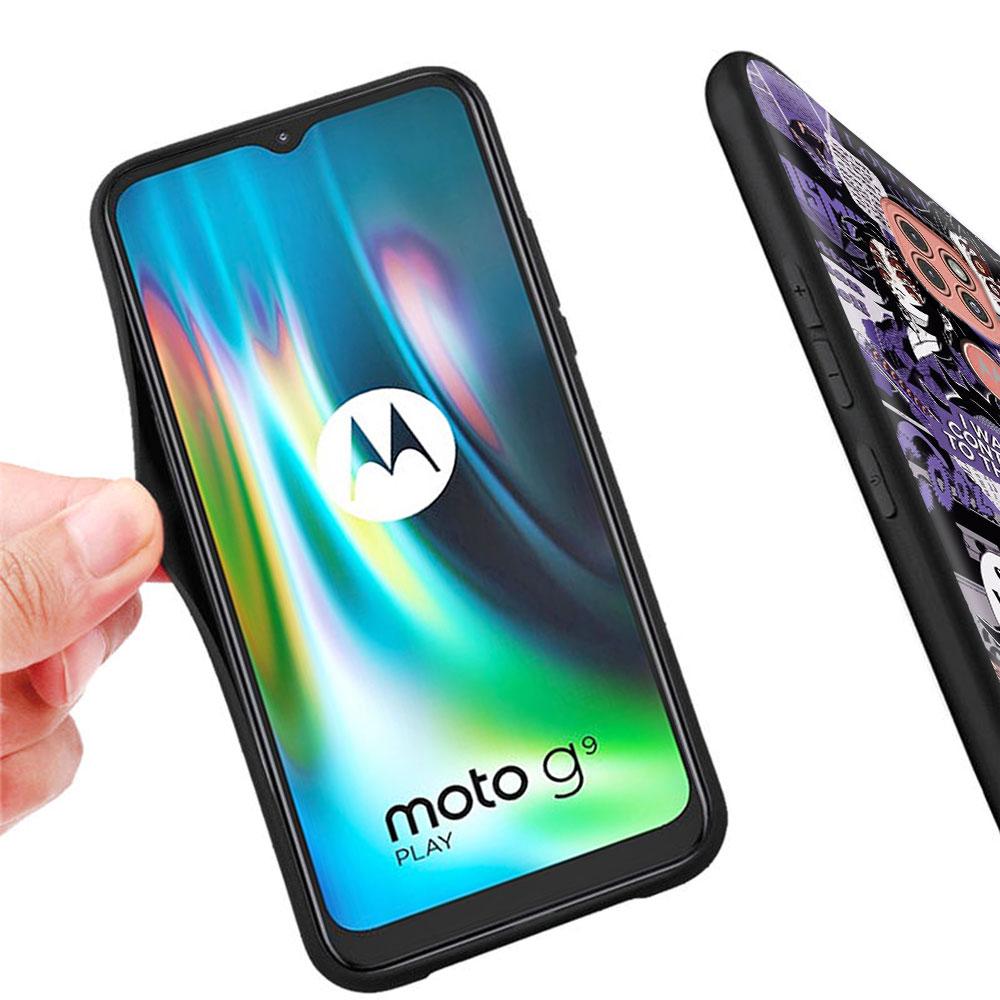 Чехол для телефона Motorola Moto G9 Play One Fusion Plus G8 Power G Stylus Hyper E7 Edge Lite, черный чехол в стиле аниме «Убийца демонов»