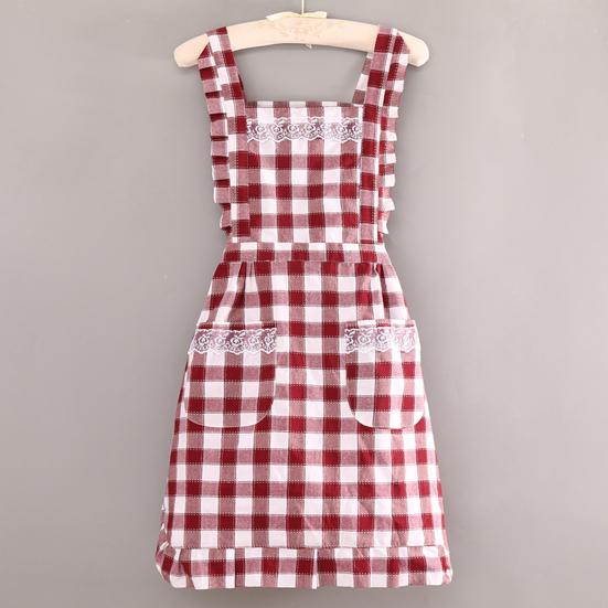 Convenient Kitchen Apron Short Adjustable Tightness Work