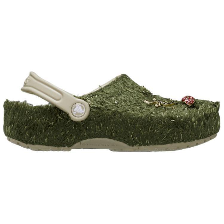 Crocs Износостойкие Низкие Повседневные Кроссовки Унисекс Зеленые 210686-3XE
