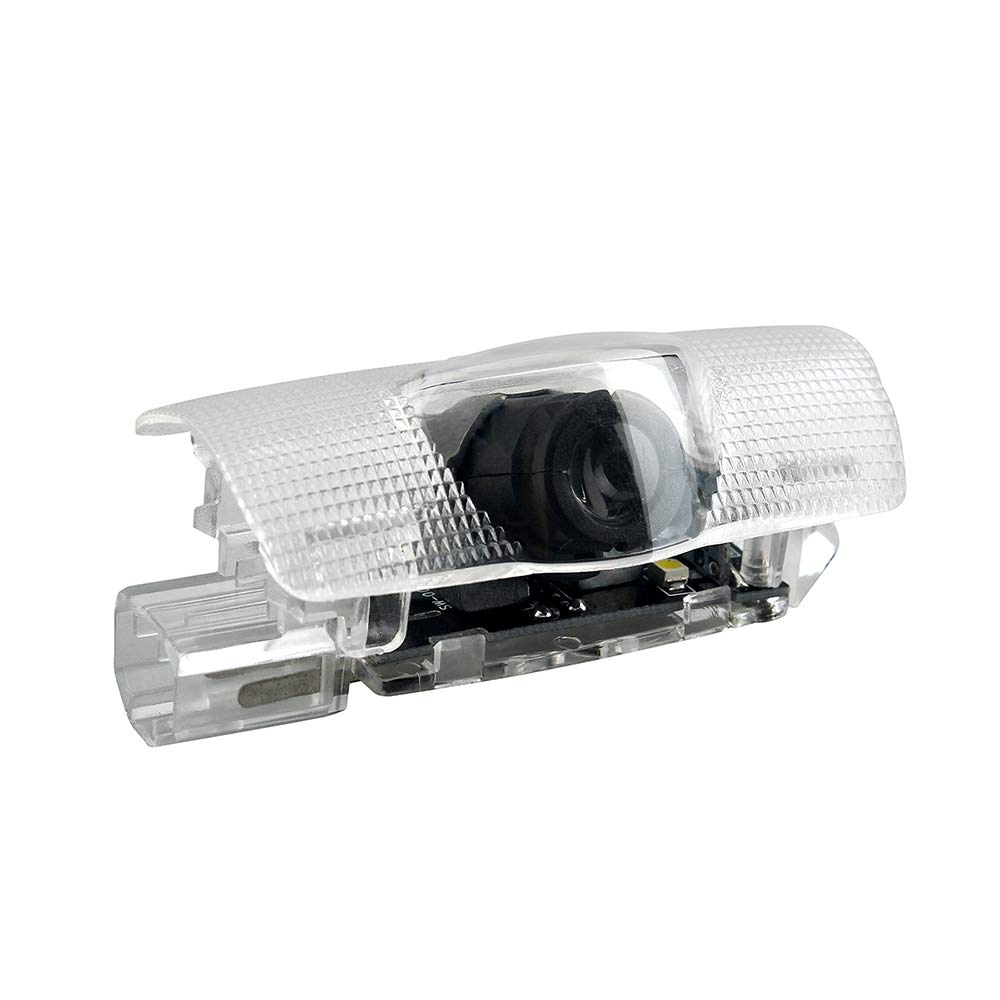 XZFLQ Светодиодная лампа-занавес на дверь, лазерный логотип, приветственная подсветка двери, подсветка салона, 4 шт.