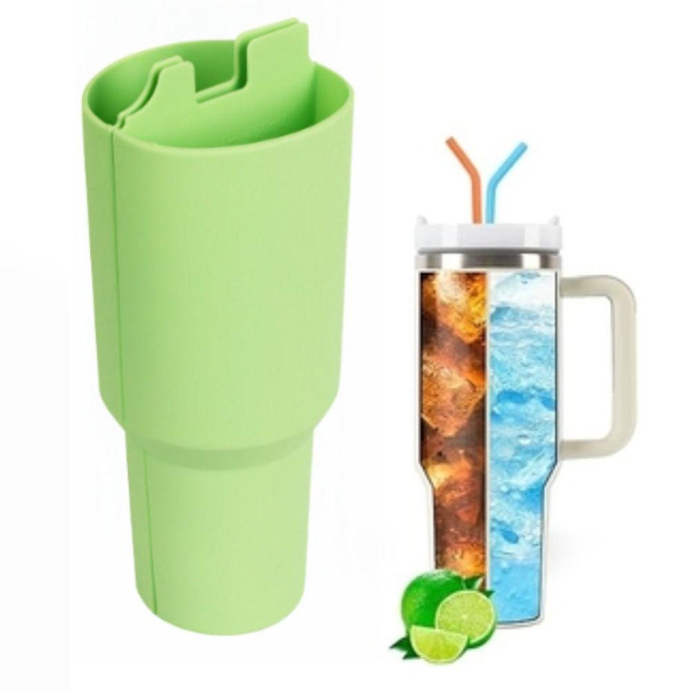 2 In 1 Insulated Mug Divider Double-Flavor Water Bottle Compartment Creative Water Cup Liner Drink