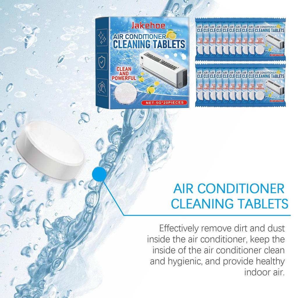 Джейкхоу Таблетки для чистки кондиционера Бытовой фильтр для кондиционера Подвесной блок Глубокая чистка Удаление пыли и запаха