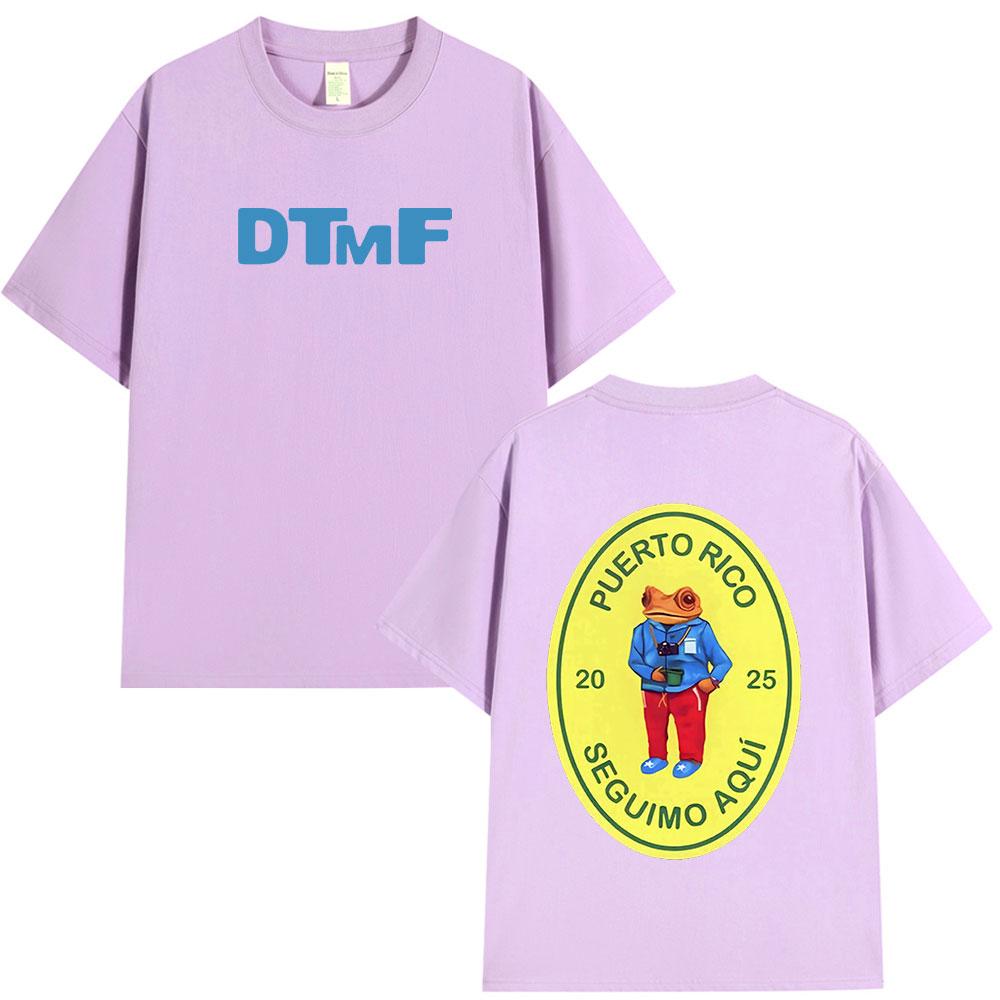 Bad Bunny DTMF Debi Tirar Mas Fotos 2025 Новая Альбомная Футболка Мужская Женская Одежда Хлопковые Оверсайз Футболки Хип-Хоп Модная Футболка