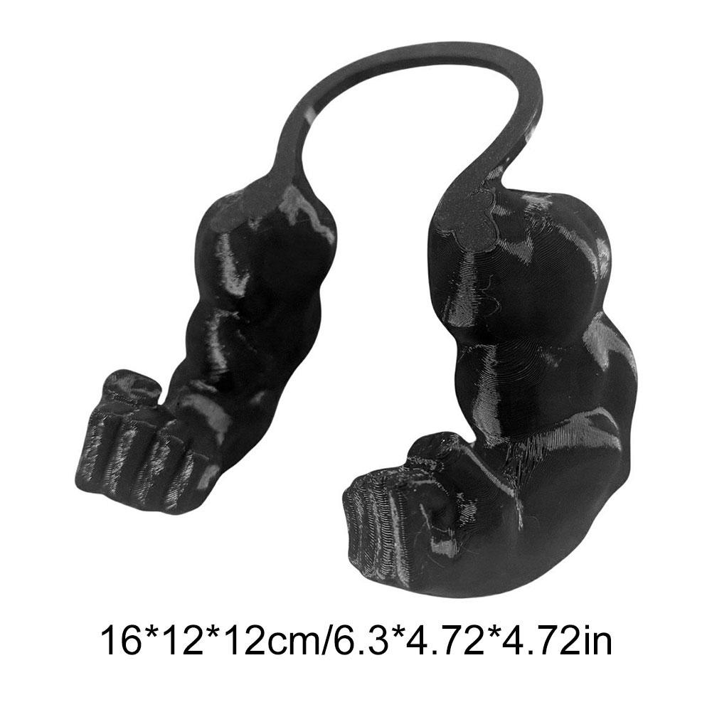 Кошачьи мускулистые руки 3D-печать Креативный смешной кот Подвесной декор на шею Аксессуары для костюма питомца для косплея на Хэллоуин, вечеринку по случаю дня рождения