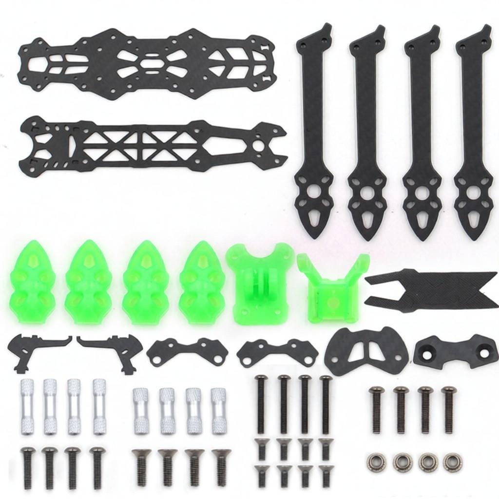LANNRC Mark4 5inch FPV Carbon Fiber Frame 225mm Wheelbase 5mm arm Freestyle Long Range Frame for Remote Control Quadcopter racing drone