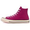 Chuck 70 Сезонный цвет Кожа Chuck Vintage Высокие парусиновые 1970-е 'Розово-красный Белый' Унисекс