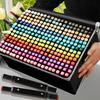 Набор арт-маркеров с двумя наконечниками, 24-168 цветов, спиртовые маркеры для взрослых студентов, профессиональные скетч-маркеры для рисования/скетчинга/манги