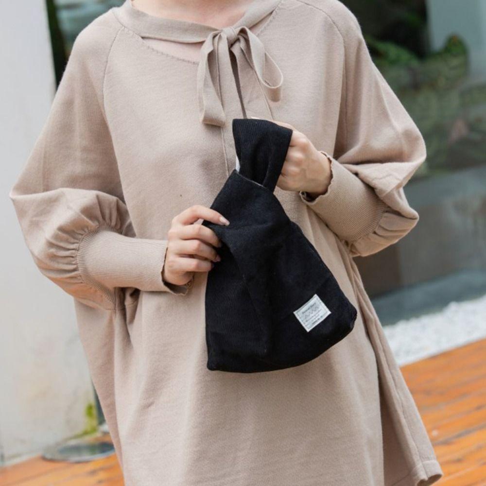 Ручная сумка, маленькие сумки для покупок, японская сумка на запястье с узлом для женщин и девочек