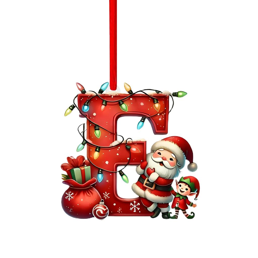 26 Letter,Christmas,Ornaments,Acrylic,1